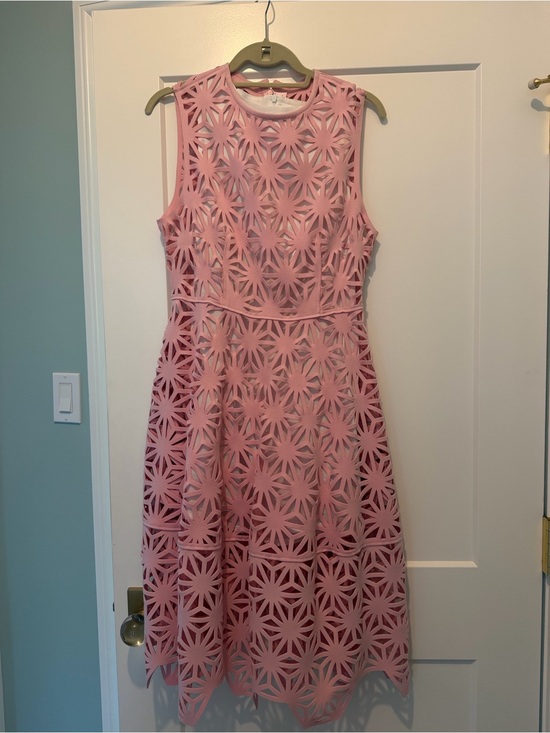PASKAL Dresses & Skirts - Paskal Laser-Cut Dress in Light Pink